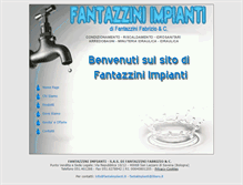 Tablet Screenshot of fantaimpianti.it